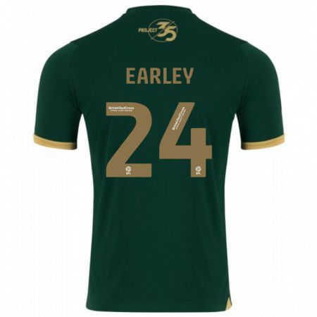 Kandiny Férfi Saxon Earley #24 Zöld Hazai Jersey 2023/24 Mez Póló Ing