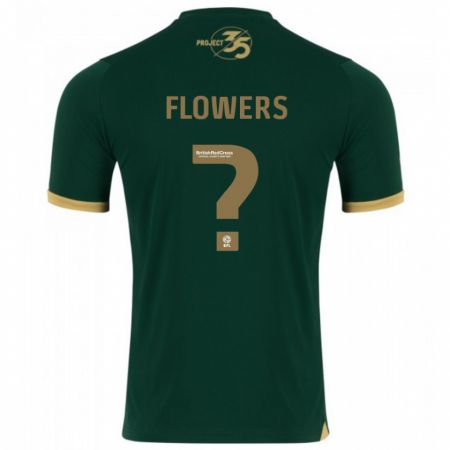Kandiny Férfi Lewis Flowers #0 Zöld Hazai Jersey 2023/24 Mez Póló Ing