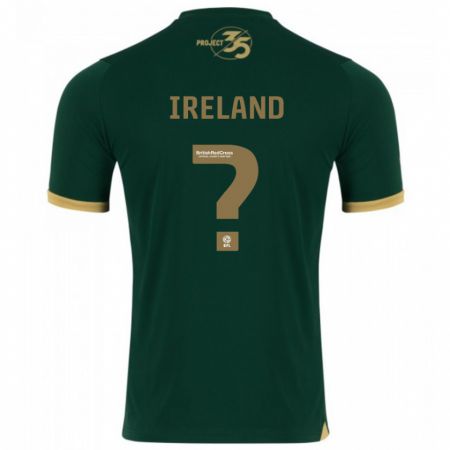 Kandiny Férfi Jensen Ireland #0 Zöld Hazai Jersey 2023/24 Mez Póló Ing