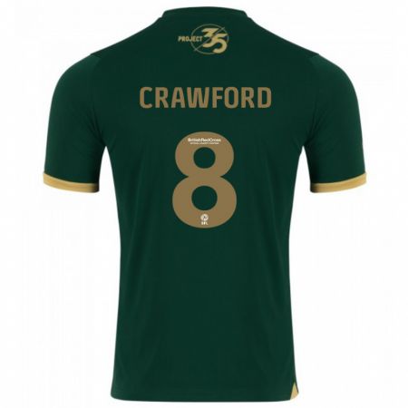 Kandiny Férfi Imy Crawford #8 Zöld Hazai Jersey 2023/24 Mez Póló Ing