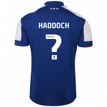 Kandiny Férfi Ben Haddoch #0 Kék Hazai Jersey 2023/24 Mez Póló Ing