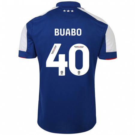 Kandiny Férfi Gerard Buabo #40 Kék Hazai Jersey 2023/24 Mez Póló Ing