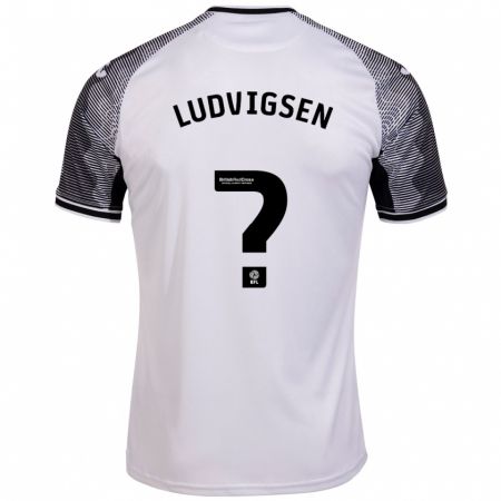 Kandiny Férfi Kai Ludvigsen #0 Fehér Hazai Jersey 2023/24 Mez Póló Ing