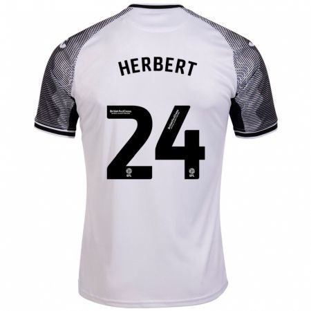 Kandiny Férfi Chelsea Herbert #24 Fehér Hazai Jersey 2023/24 Mez Póló Ing
