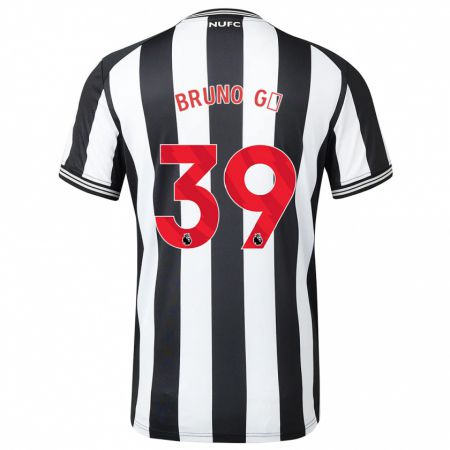 Kandiny Férfi Bruno Guimarães #39 Fekete-Fehér Hazai Jersey 2023/24 Mez Póló Ing