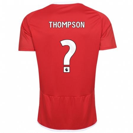 Kandiny Férfi Will Thompson #0 Piros Hazai Jersey 2023/24 Mez Póló Ing