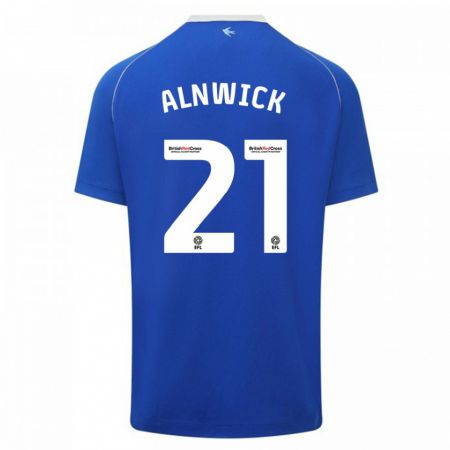 Kandiny Férfi Jak Alnwick #21 Kék Hazai Jersey 2023/24 Mez Póló Ing
