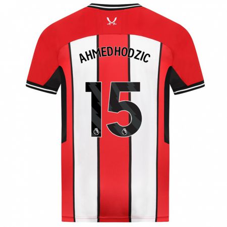 Kandiny Férfi Anel Ahmedhodzic #15 Piros Hazai Jersey 2023/24 Mez Póló Ing