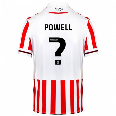 Kandiny Férfi Owen Powell #0 Piros Fehér Hazai Jersey 2023/24 Mez Póló Ing