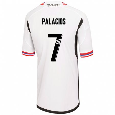 Kandiny Férfi Carlos Palacios #7 Fehér Hazai Jersey 2023/24 Mez Póló Ing