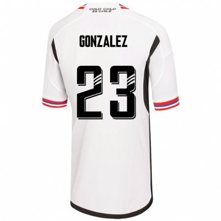 Kandiny Férfi Ramiro González #23 Fehér Hazai Jersey 2023/24 Mez Póló Ing