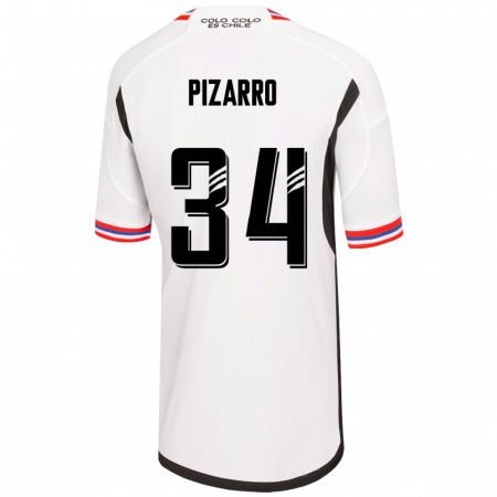 Kandiny Férfi Vicente Pizarro #34 Fehér Hazai Jersey 2023/24 Mez Póló Ing