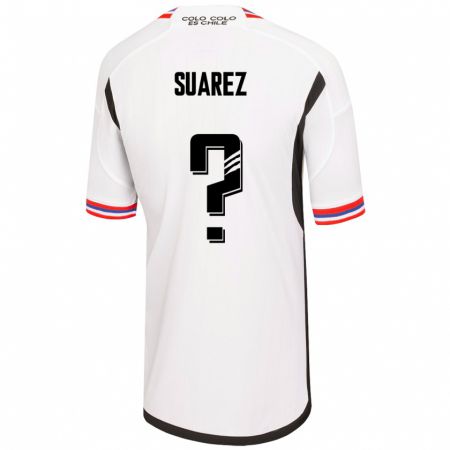 Kandiny Férfi Nicolás Suarez #0 Fehér Hazai Jersey 2023/24 Mez Póló Ing