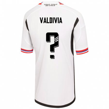 Kandiny Férfi Felipe Valdivia #0 Fehér Hazai Jersey 2023/24 Mez Póló Ing