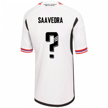 Kandiny Férfi Danilo Saavedra #0 Fehér Hazai Jersey 2023/24 Mez Póló Ing