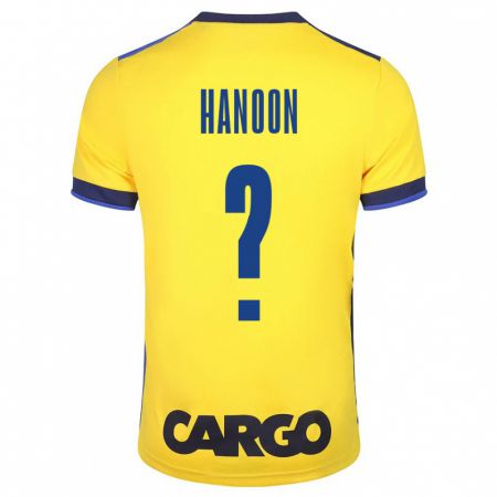 Kandiny Férfi Agam Hanoon #0 Sárga Hazai Jersey 2023/24 Mez Póló Ing