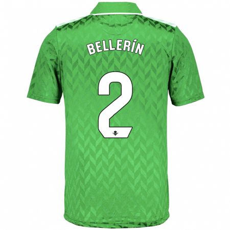 Kandiny Férfi Héctor Bellerín #2 Zöld Idegenbeli Jersey 2023/24 Mez Póló Ing