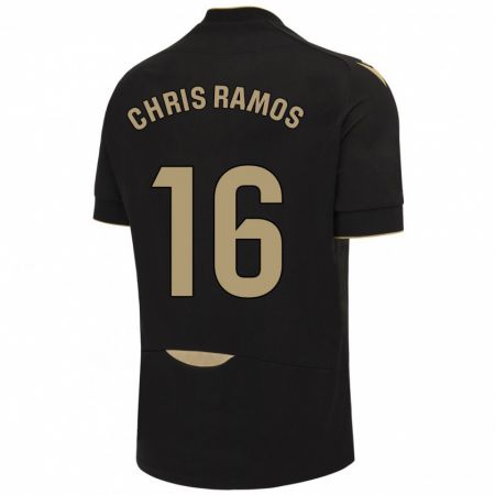 Kandiny Férfi Chris Ramos #16 Fekete Idegenbeli Jersey 2023/24 Mez Póló Ing