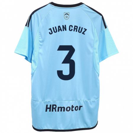 Kandiny Férfi Juan Cruz #3 Kék Idegenbeli Jersey 2023/24 Mez Póló Ing