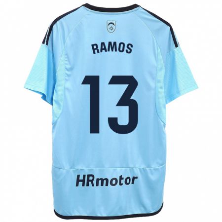 Kandiny Férfi Darío Ramos #13 Kék Idegenbeli Jersey 2023/24 Mez Póló Ing