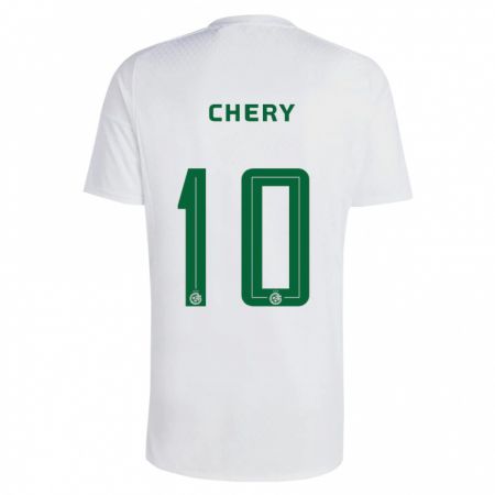 Kandiny Férfi Tjaronn Chery #10 Zöldes-Kék Idegenbeli Jersey 2023/24 Mez Póló Ing