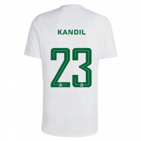 Kandiny Férfi Maor Kandil #23 Zöldes-Kék Idegenbeli Jersey 2023/24 Mez Póló Ing