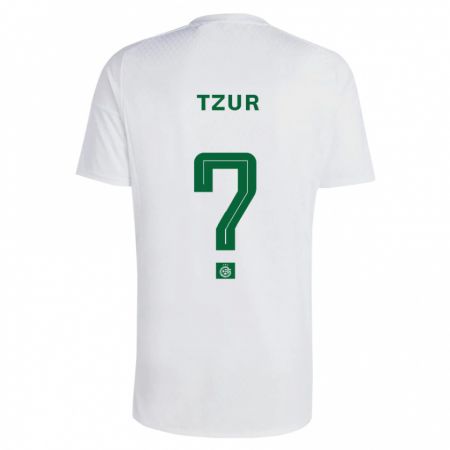 Kandiny Férfi Adi Tzur #0 Zöldes-Kék Idegenbeli Jersey 2023/24 Mez Póló Ing