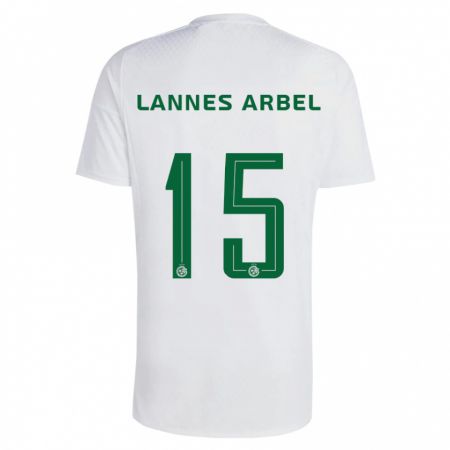 Kandiny Férfi Tomer Lannes Arbel #15 Zöldes-Kék Idegenbeli Jersey 2023/24 Mez Póló Ing
