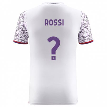 Kandiny Férfi Alessandro Rossi #0 Fehér Idegenbeli Jersey 2023/24 Mez Póló Ing
