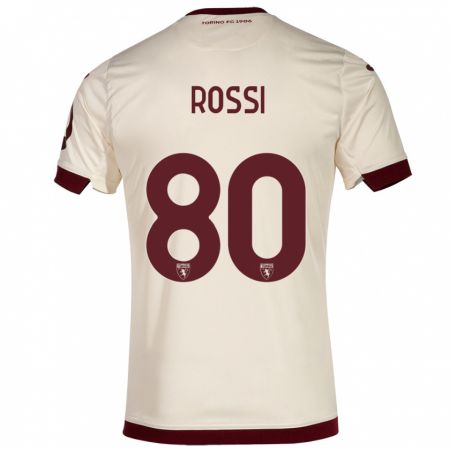 Kandiny Férfi Simone Rossi #80 Pezsgő Idegenbeli Jersey 2023/24 Mez Póló Ing