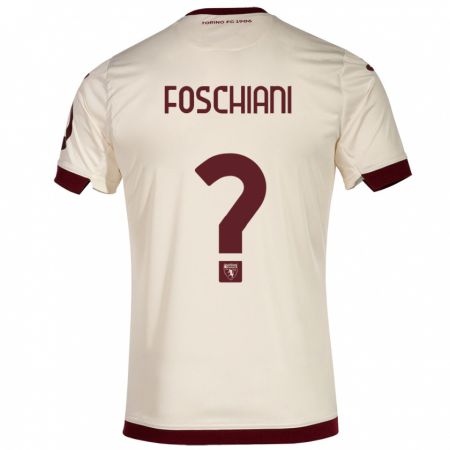 Kandiny Férfi Francesco Foschiani #0 Pezsgő Idegenbeli Jersey 2023/24 Mez Póló Ing