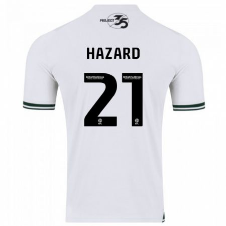 Kandiny Férfi Conor Hazard #21 Fehér Idegenbeli Jersey 2023/24 Mez Póló Ing