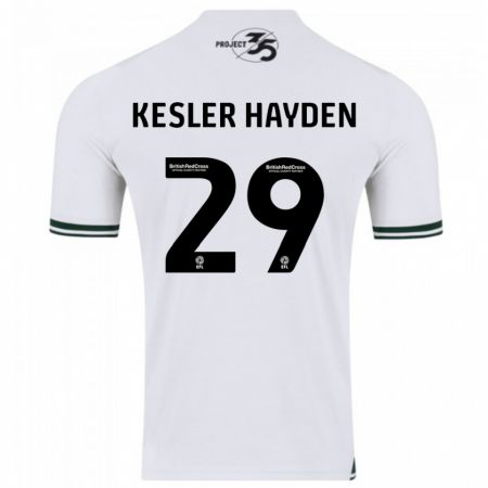 Kandiny Férfi Kaine Kesler-Hayden #29 Fehér Idegenbeli Jersey 2023/24 Mez Póló Ing
