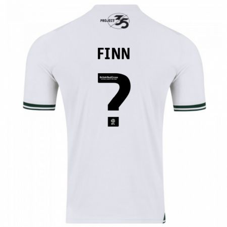 Kandiny Férfi Tegan Finn #0 Fehér Idegenbeli Jersey 2023/24 Mez Póló Ing