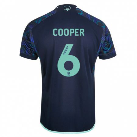 Kandiny Férfi Liam Cooper #6 Kék Idegenbeli Jersey 2023/24 Mez Póló Ing