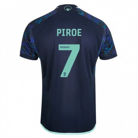 Kandiny Férfi Joël Piroe #7 Kék Idegenbeli Jersey 2023/24 Mez Póló Ing