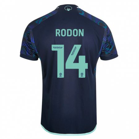 Kandiny Férfi Joe Rodon #14 Kék Idegenbeli Jersey 2023/24 Mez Póló Ing