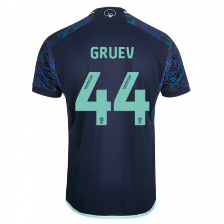 Kandiny Férfi Ilia Gruev #44 Kék Idegenbeli Jersey 2023/24 Mez Póló Ing