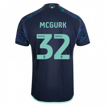Kandiny Férfi Sean Mcgurk #32 Kék Idegenbeli Jersey 2023/24 Mez Póló Ing