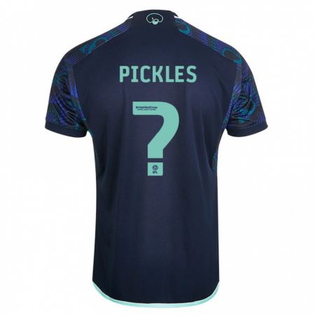 Kandiny Férfi Ollie Pickles #0 Kék Idegenbeli Jersey 2023/24 Mez Póló Ing