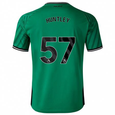 Kandiny Férfi James Huntley #57 Zöld Idegenbeli Jersey 2023/24 Mez Póló Ing