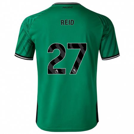 Kandiny Férfi Hannah Reid #27 Zöld Idegenbeli Jersey 2023/24 Mez Póló Ing