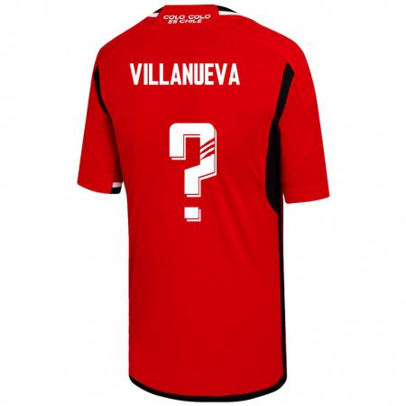 Kandiny Férfi Eduardo Villanueva #0 Piros Idegenbeli Jersey 2023/24 Mez Póló Ing