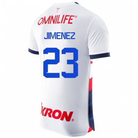 Kandiny Férfi Miguel Jiménez #23 Fehér Idegenbeli Jersey 2023/24 Mez Póló Ing