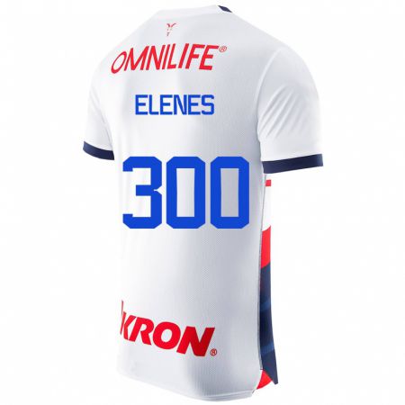 Kandiny Férfi José Elenes #300 Fehér Idegenbeli Jersey 2023/24 Mez Póló Ing