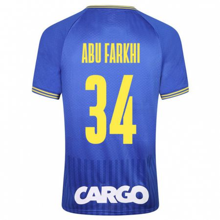 Kandiny Férfi Sayed Abu Farkhi #34 Kék Idegenbeli Jersey 2023/24 Mez Póló Ing