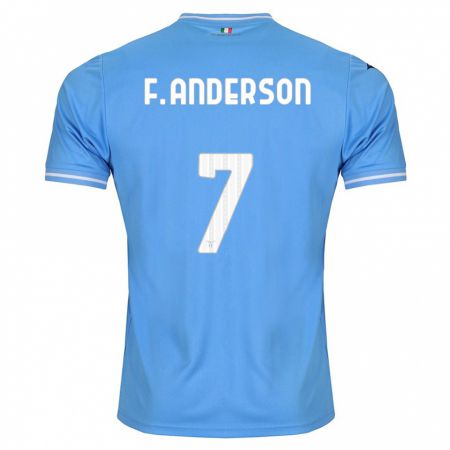 Kandiny Női Felipe Anderson #7 Kék Hazai Jersey 2023/24 Mez Póló Ing