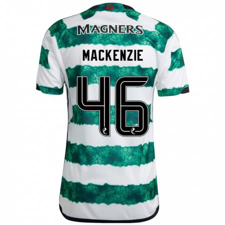 Kandiny Női Magnus Mackenzie #46 Zöld Hazai Jersey 2023/24 Mez Póló Ing