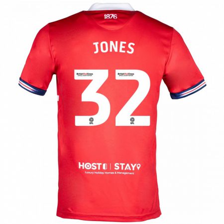 Kandiny Női Jamie Jones #32 Piros Hazai Jersey 2023/24 Mez Póló Ing