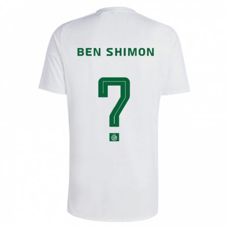 Kandiny Női Elad Ben Shimon #0 Zöldes-Kék Idegenbeli Jersey 2023/24 Mez Póló Ing